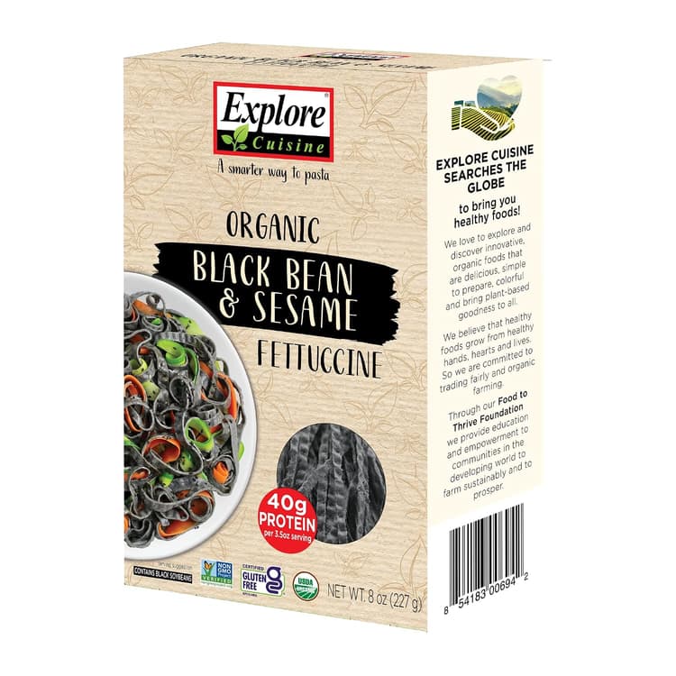 Explore Cuisine Organic Black Bean & Sesame Fettuccine
