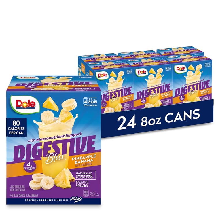 Dole Digestive Bliss Pineapple Banana Fruit Juice Drink