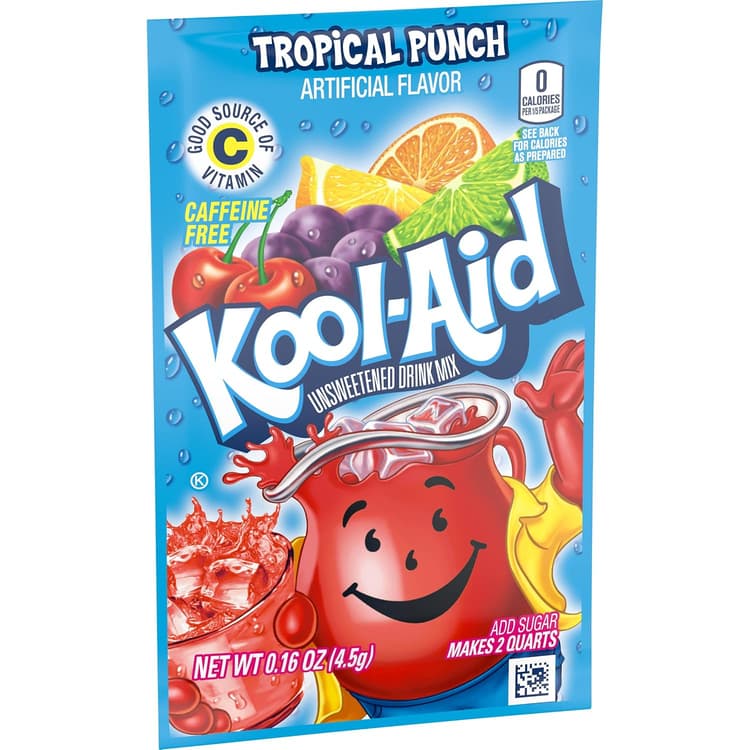 Kool-Aid Unsweetened Tropical Punch Artificially Flavored Powdered Drink Mix