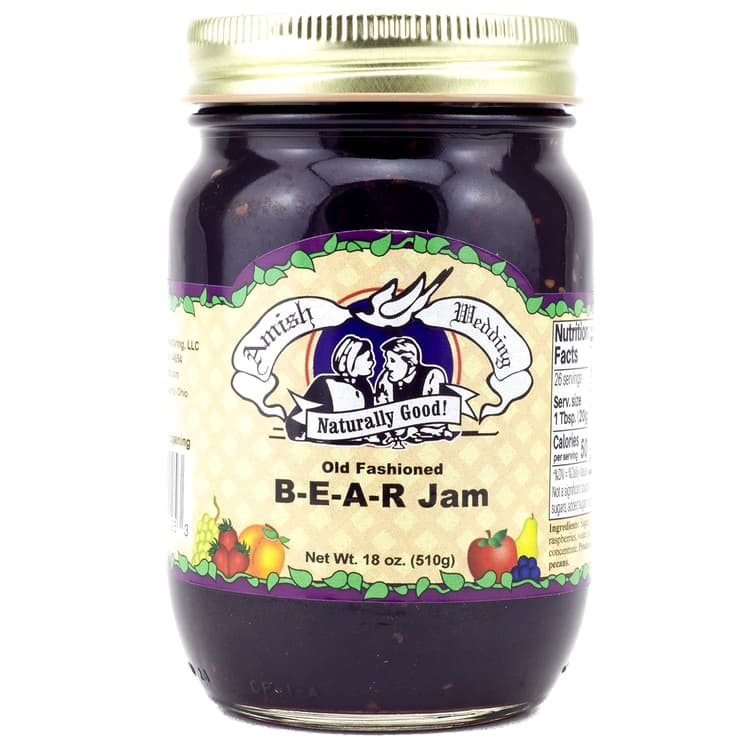Amish Wedding Old Fashioned B-E-A-R Jam