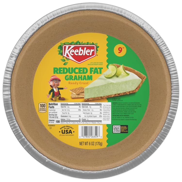 Keebler Reduced Fat Graham Cracker Pie Crust