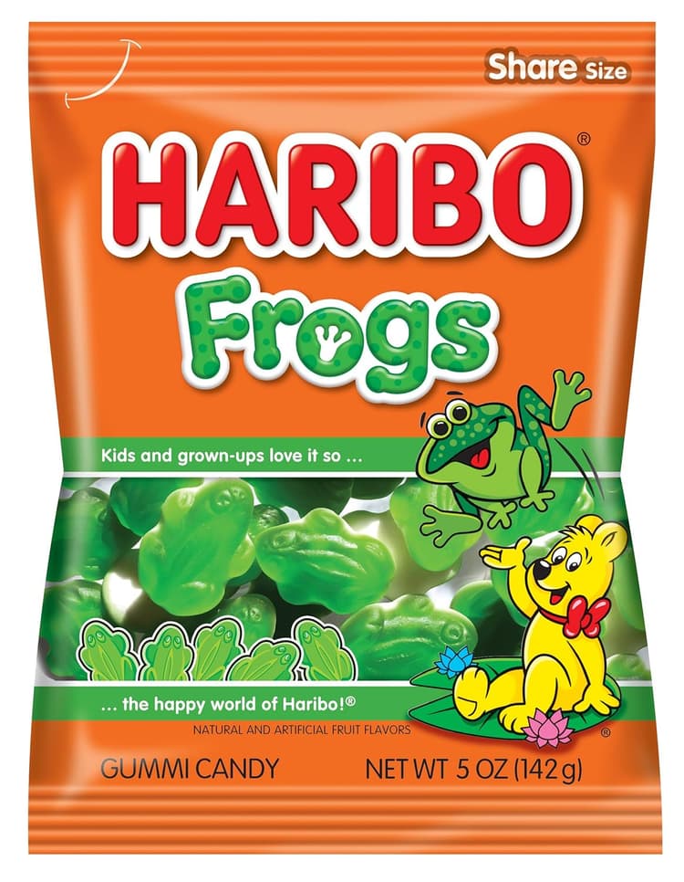 Haribo Gummi Candy, Frogs