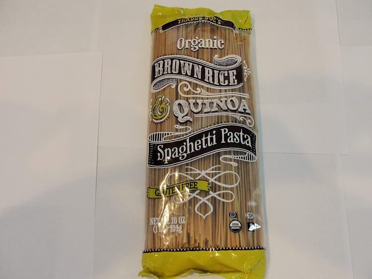 Trader Joe’s Organic Brown Rice & Quinoa Spaghetti Pasta