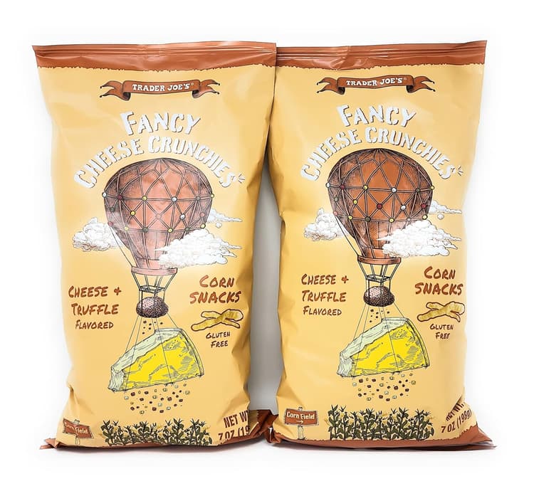 Trader Joe's Fancy Cheese Crunchies Cheese + Truffle Corn Snacks