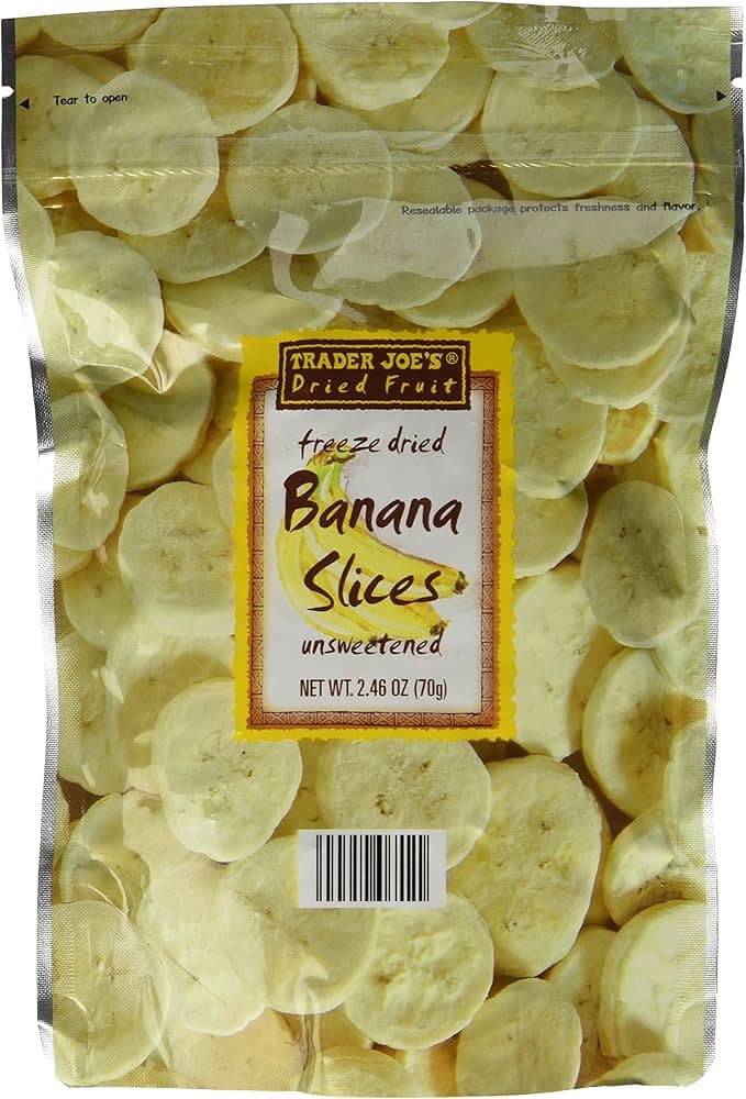 Trader Joe'S Unsweetened Freeze Dried Banana