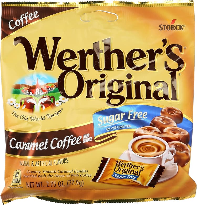 Werthers Original Candy Hard Sugar Free Caramel Coffee