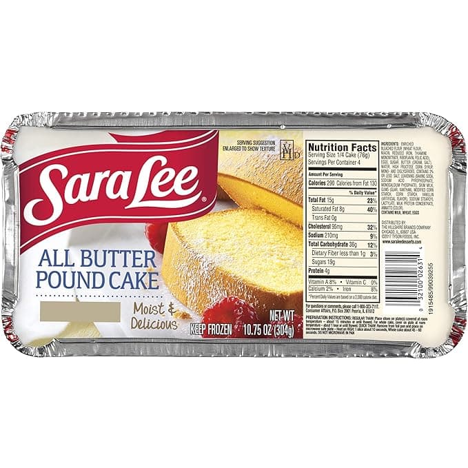 Sara Lee Pound Cake