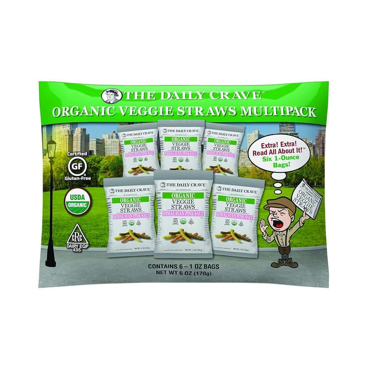 The Daily Crave Organic Veggie Straws Multipack