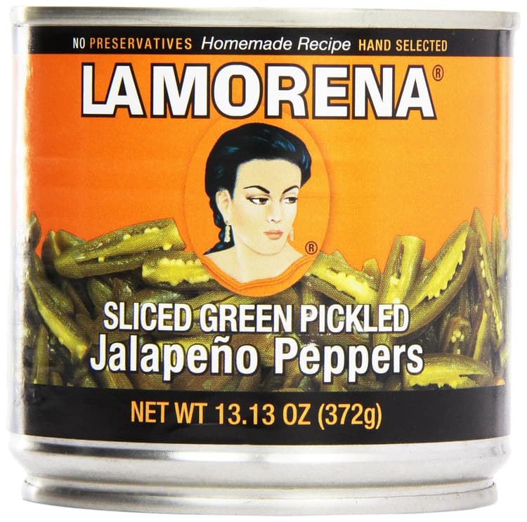 La Morena Sliced Green Pickled Jalapeno Peppers