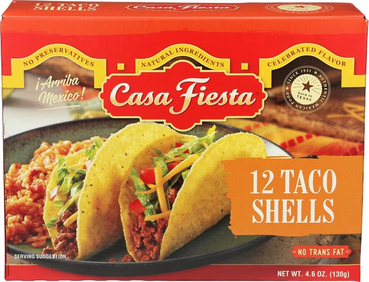 Casa Fiesta Gluten Free Taco Shells
