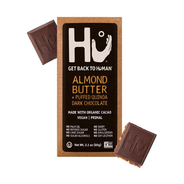 Is it Low FODMAP? Hu Almond Butter Puffed Quinoa Dark Chocolate Bar