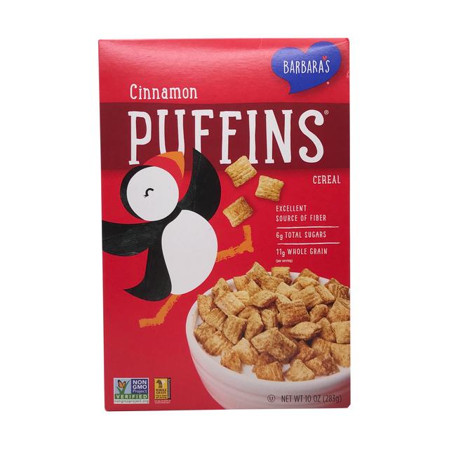 Is it Dairy Free? Barbara's Bakery Cinnamon Puffins Cereal