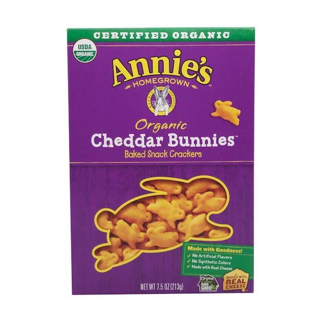 Is it Vegan? Annie's Homegrown Cheddar Bunnies
