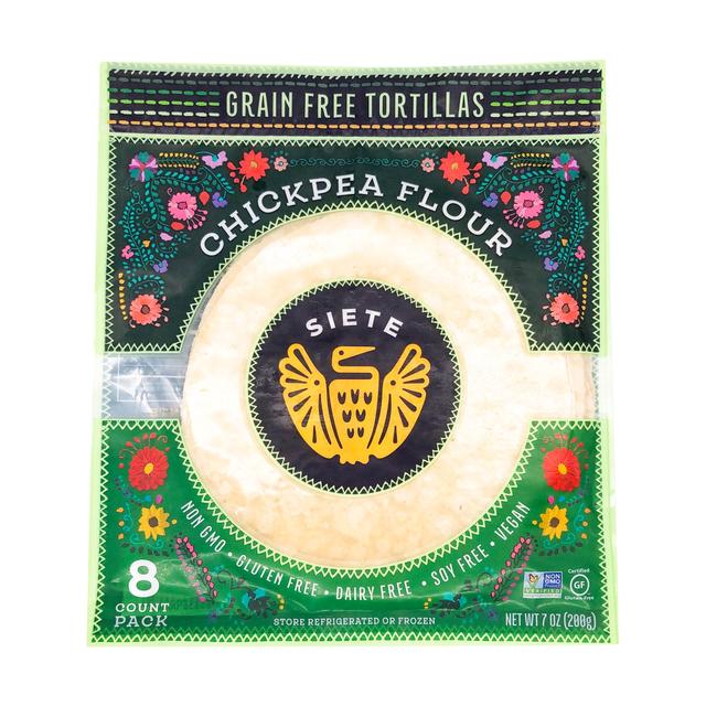 Is it Soy Free? Siete Family Foods Grain Free Chickpea Flour Tortilla