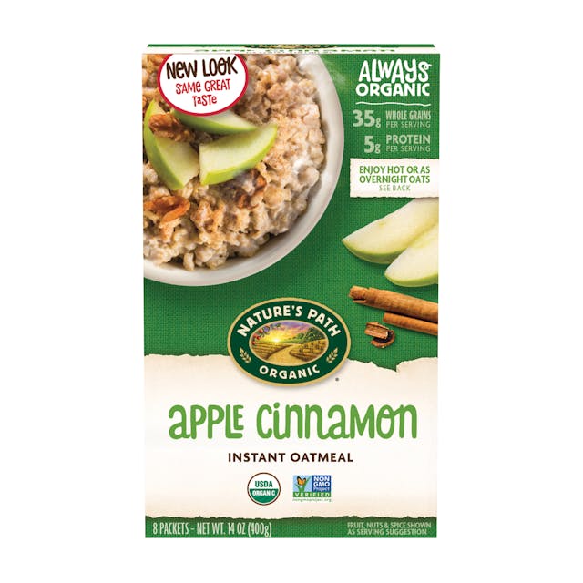 Is it Low FODMAP? Nature's Path Apple Cinnamon Instant Oatmeal