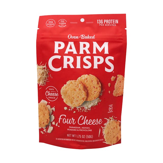 Is it Soy Free? Parmcrisps Four Cheese Oven-baked Parm Crisp Snack