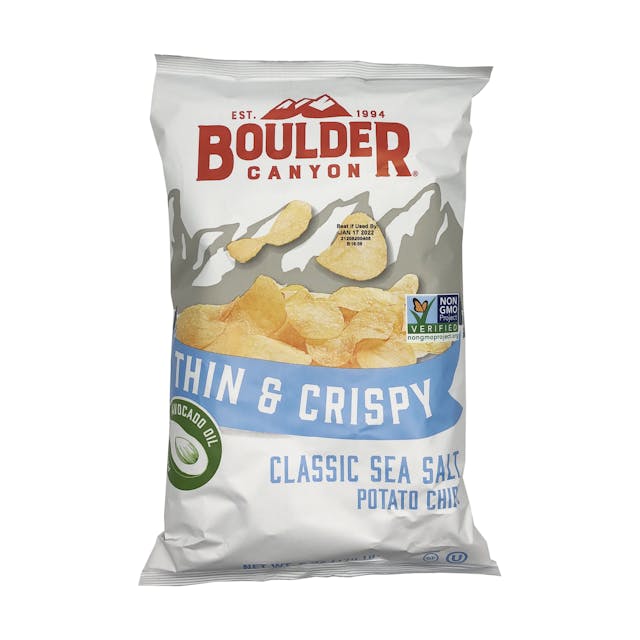 Is it Soy Free? Boulder Canyon Thin & Crispy Classic Sea Salt Potato Chips