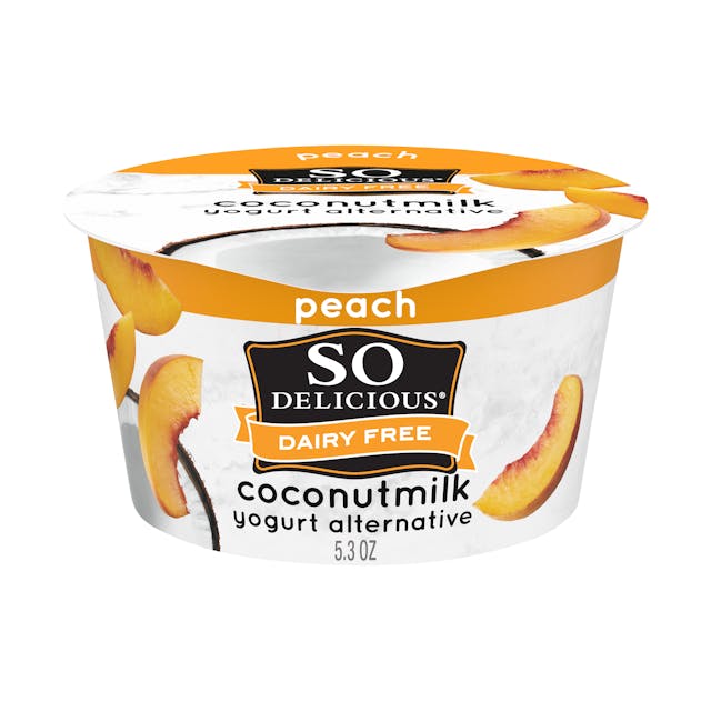 Is it Shellfish Free? So Delicious Dairy Free Dairy Free Coconut Milk Yogurt Alternative, Peach, Non-gmo Project Verified