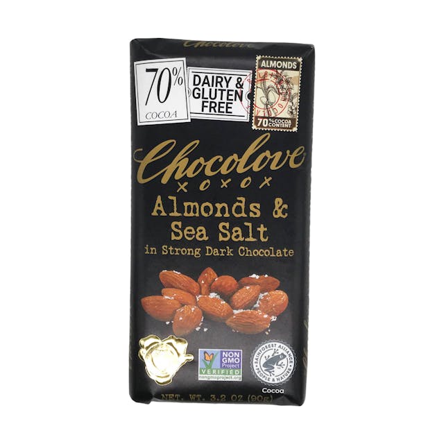 Is it Tree Nut Free? Chocolove Almonds & Sea Salt 70% Dark Chocolate Bar