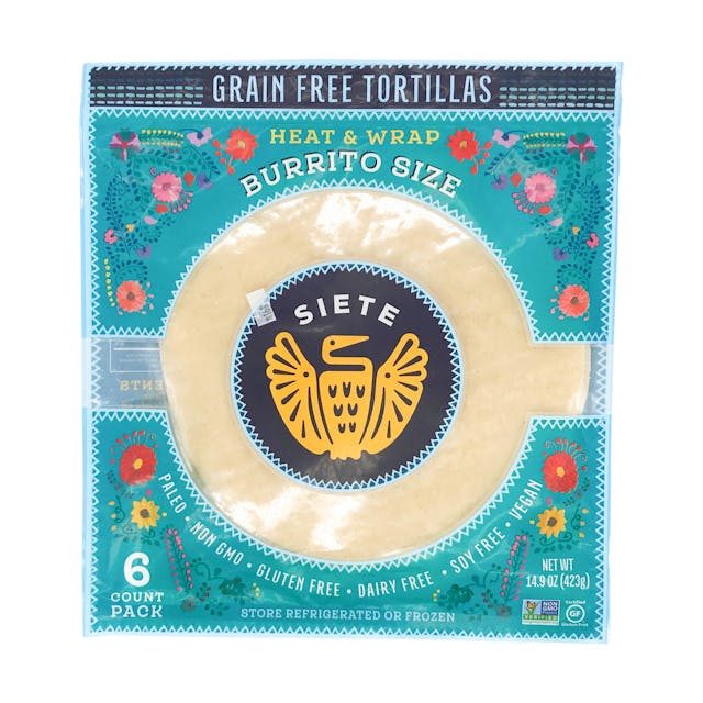 Is it Corn Free? Siete Foods Grain Free Burrito Size Tortillas