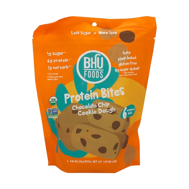 Is it Low FODMAP? Bhu Foods Chocolate Chip Cookie Dough Protein Bites