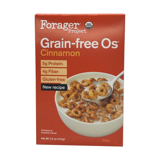 Is it Fish Free? Forager Organic Grain-free Gluten-free Cinnamon Cereal