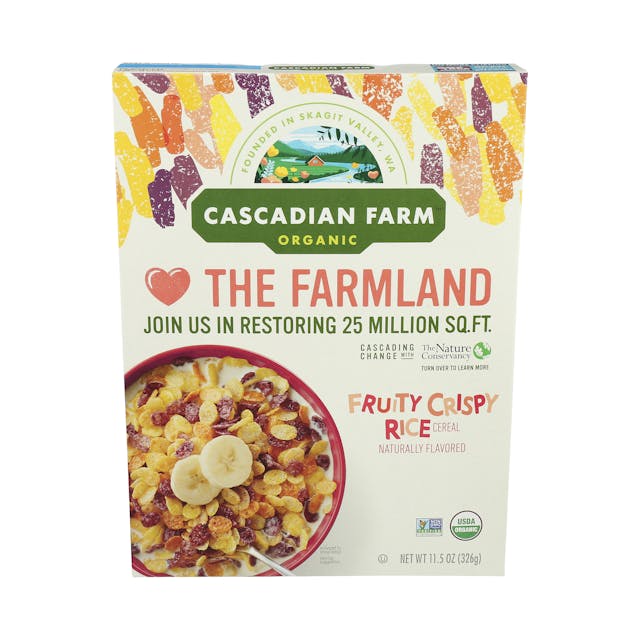 Cascadian Farm Organic Fruity Crispy Rice Cereal