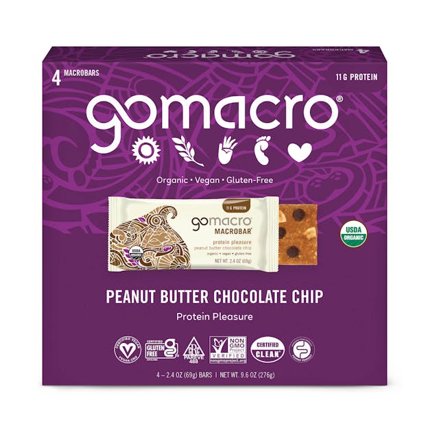 Is it Shellfish Free? Gomacro Peanut Butter Chocolate Chip Macrobar Multipack