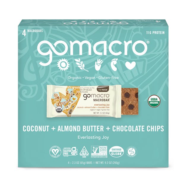 Is it Fish Free? Gomacro Organic Coconut Almond Butter Chocolate Chip Bars