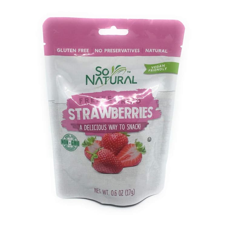 So Natural Freeze Dried Strawberries