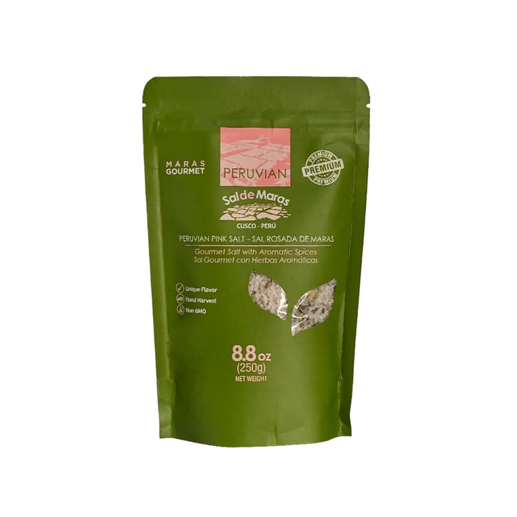 Maras Gourmet Peruvian Pink Salt With Aromatic Spices