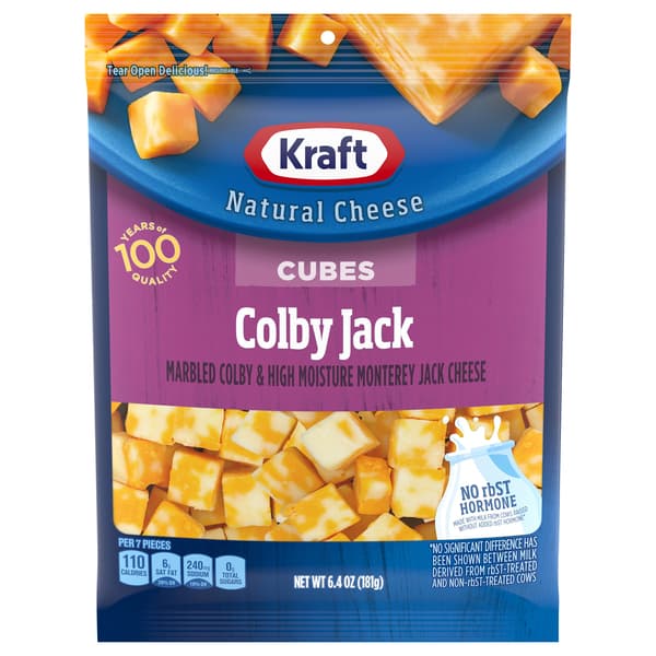 Kraft Cubes Colby Jack