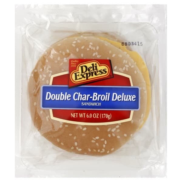 Deli Express Double Char-Broil Deluxe Sandwich
