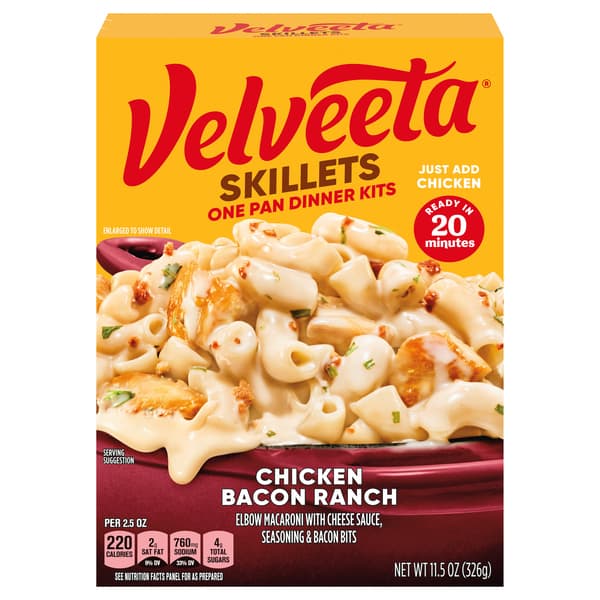 Velveeta Skillets Chicken Bacon Ranch