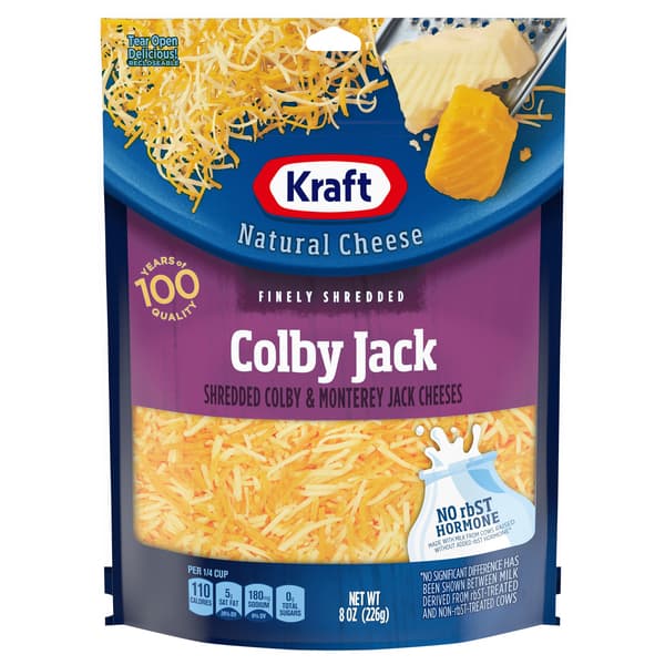 Kraft Finely Shredded Colby & Monterey Jack