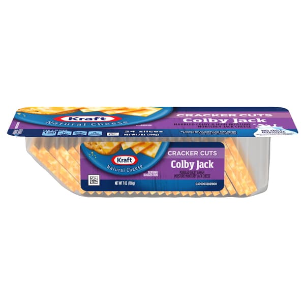 Kraft Cracker Cuts Colby Jack