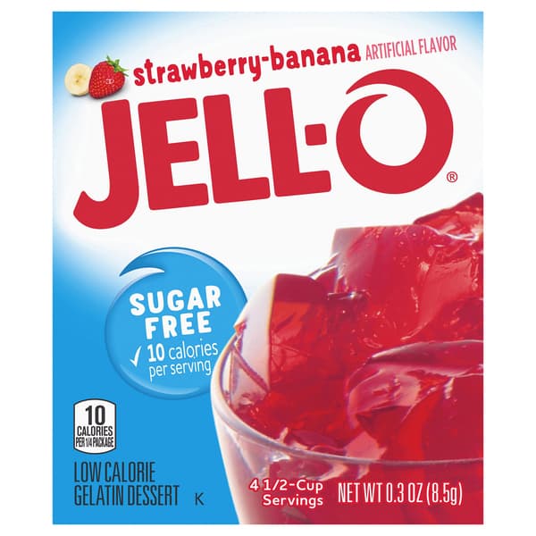 Jell-O Sugar Free Strawberry Banana