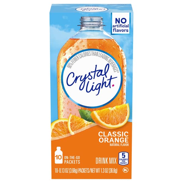 Crystal Light On-The-Go Classic Orange Drink Mix