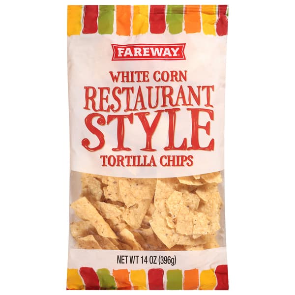 Fareway Restaurant Style White Corn Tortilla Chips