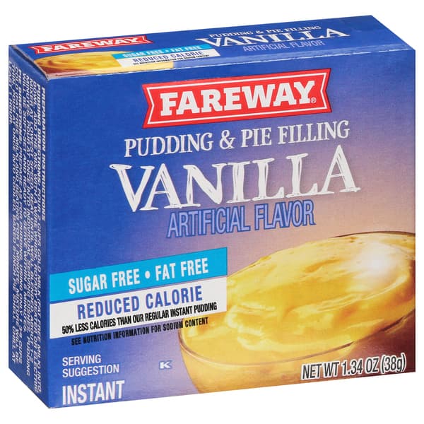 Fareway Instant Sugar Free Vanilla Pudding