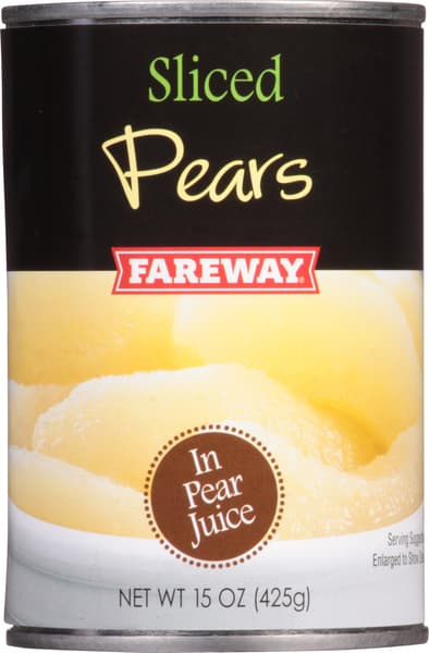 Fareway Pear Slices In Juice
