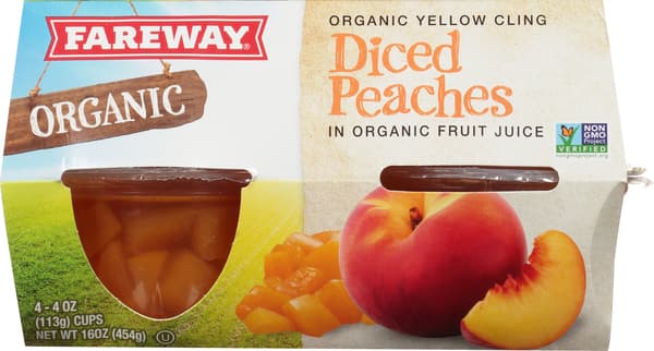 Fareway Organic Peaches Fruit Bowl