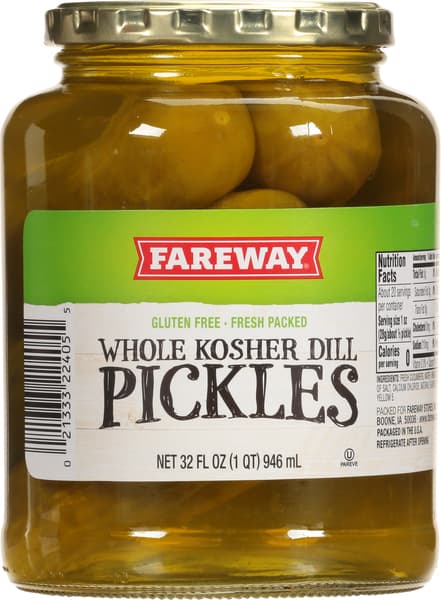 Fareway Kosher Dill Whole Pickles