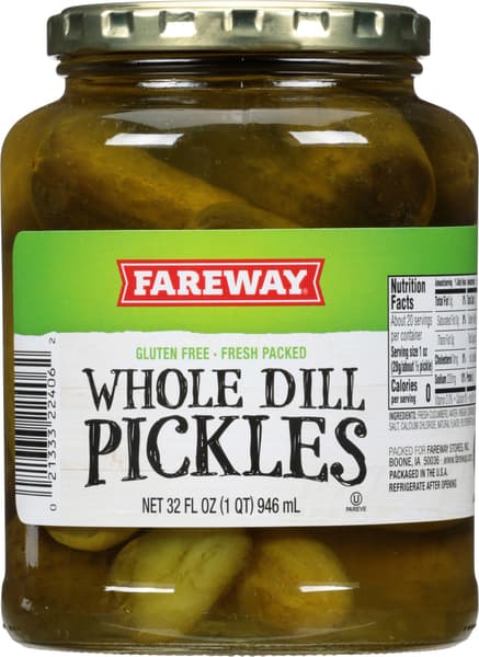 Fareway Whole Dill Pickles