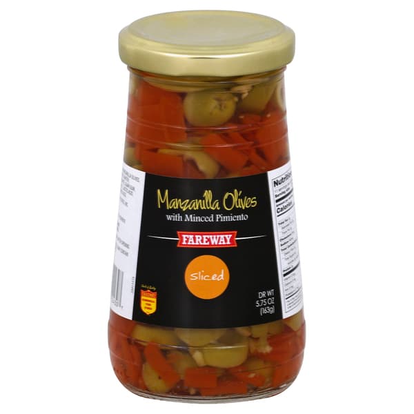 Fareway Sliced Manzanilla Olives With Pimiento