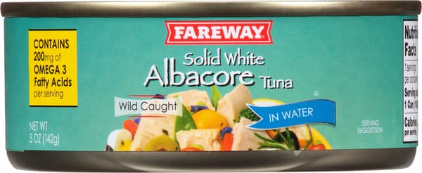 Fareway Solid White Albacore Tuna In Water