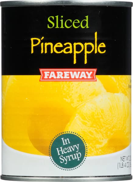 Fareway Sliced Pineapple In Syrup