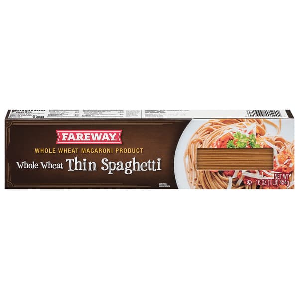 Fareway Whole Wheat Thin Spaghetti