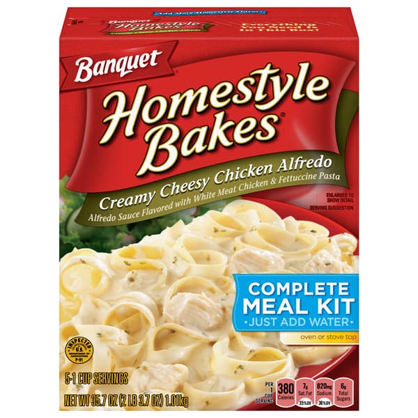 Banquet Homestyle Bakes Creamy Chicken Alfredo