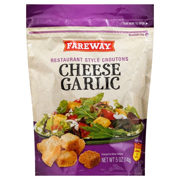 Fareway Cheese & Garlic Croutons